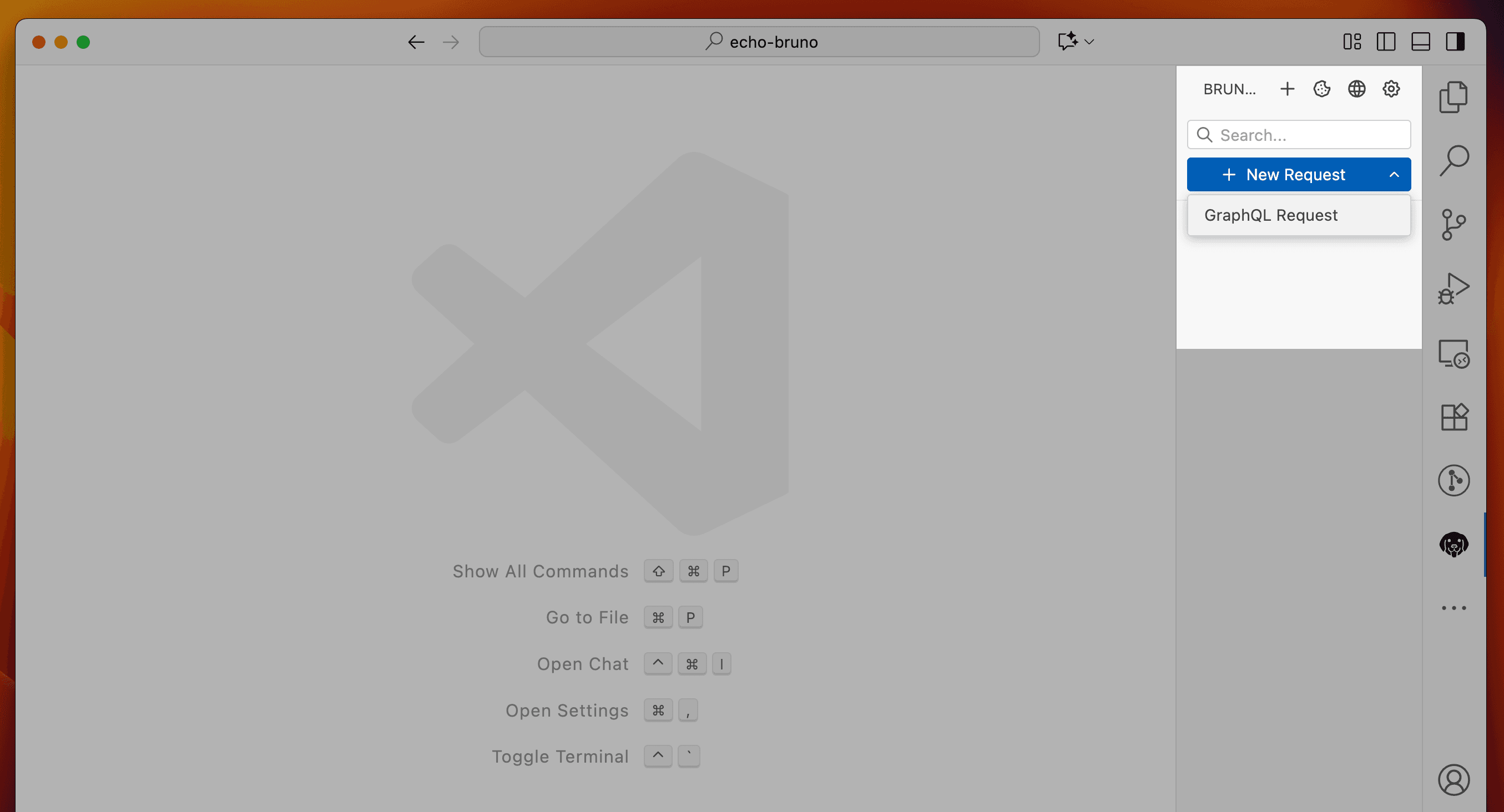 VS Code Extension Create Request