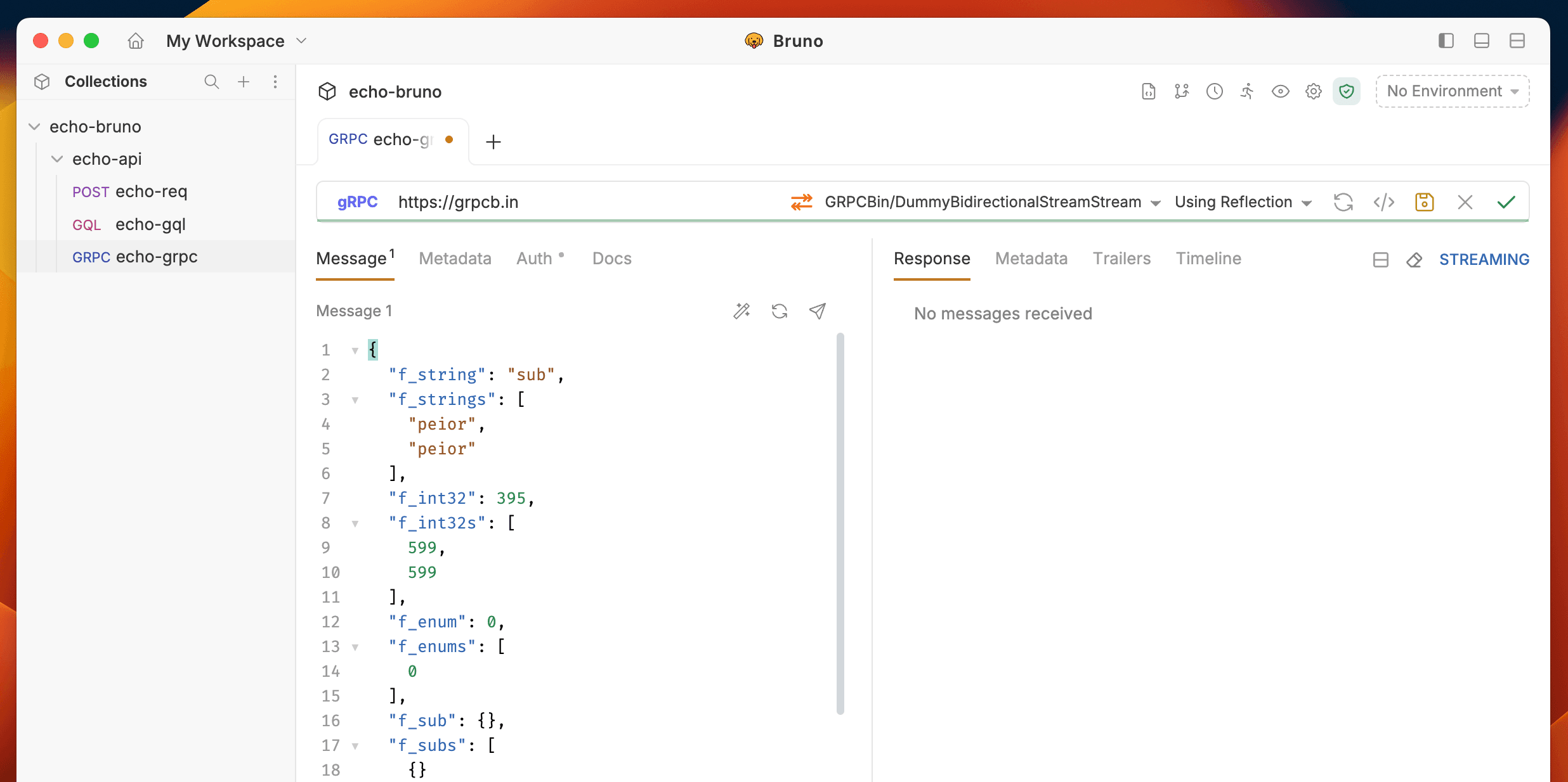 Building Stream Connection